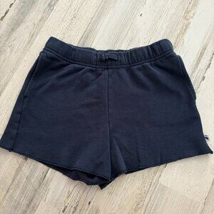 abercrombie kids Big Girls Size 11/12 French Terry Shorts Navy Blue Pull On